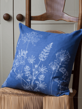 Load image into Gallery viewer, Hand Printed Linen Cushion - Garden Collection
