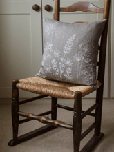 Load image into Gallery viewer, Hand Printed Linen Cushion - Garden Collection