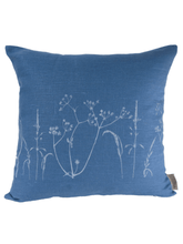 Load image into Gallery viewer, Hand Printed Linen Cushion - Hedgerow Collection