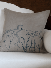 Load image into Gallery viewer, Hand Printed Linen Cushion - Rame Head Collection