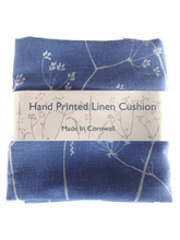 Load image into Gallery viewer, Hand Printed Linen Cushion Cover - Hedgerow Collection