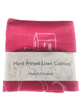 Load image into Gallery viewer, Hand Printed Linen Cushion Cover - Rame Head Collection