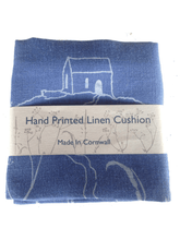 Load image into Gallery viewer, Hand Printed Linen Cushion Cover - Rame Head Collection