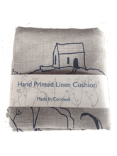 Load image into Gallery viewer, Hand Printed Linen Cushion Cover - Rame Head Collection