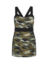 Load image into Gallery viewer, Divine Cami - Camouflage and Black