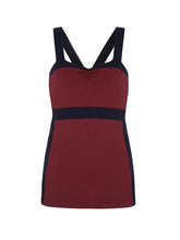 Load image into Gallery viewer, Divine Cami - Navy and Claret