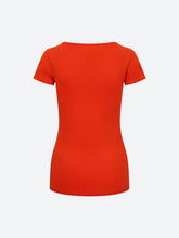 Load image into Gallery viewer, Sun Salutation Orange Yoga Tee