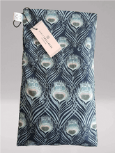 Load image into Gallery viewer, Scented Liberty Print Eye Pillow - Blue Feather