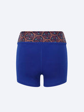 Load image into Gallery viewer, Warm Chakra Yoga Shorts Blue