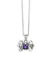 Load image into Gallery viewer, Third Eye Chakra with Amethyst Pendant - Silver