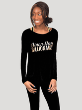 Load image into Gallery viewer, Down Dog Billionaire Flow With It Long Sleeve Yoga Top
