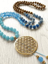 Load image into Gallery viewer, Flower of Life Mala Necklace