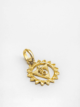 Load image into Gallery viewer, Throat Chakra Pendant - Gold