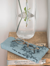 Load image into Gallery viewer, Hand Printed Linen Glasses Case - Garden Collection