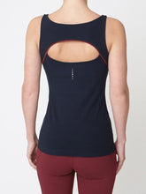 Load image into Gallery viewer, Good Vibes Top - Navy and Claret