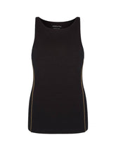 Load image into Gallery viewer, Good Vibes Top - Black and Khaki