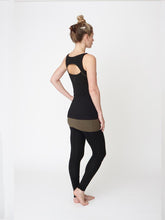 Load image into Gallery viewer, Good Vibes Top - Black and Khaki