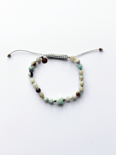 Load image into Gallery viewer, Matte Amazonite Mala Bracelet