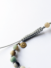 Load image into Gallery viewer, Matte Amazonite Mala Bracelet