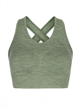 Load image into Gallery viewer, Want to Wear Yoga Bra Top - Olive Green