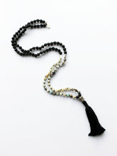 Load image into Gallery viewer, Shaligram &amp; Amazonite Mala