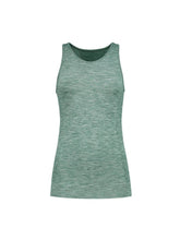 Load image into Gallery viewer, Racerback Yoga Tank - Dark Green Melee