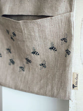 Load image into Gallery viewer, Peg Bag in Pure Linen - Honey Bee Collection