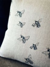 Load image into Gallery viewer, Cushion in Pure Linen - Honey Bee Collection