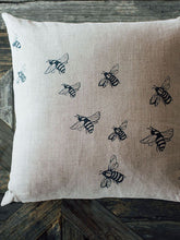 Load image into Gallery viewer, Cushion in Pure Linen - Honey Bee Collection