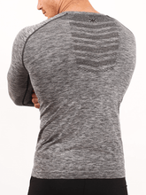 Load image into Gallery viewer, Plateau Grey Marl Long Sleeve Yoga Top