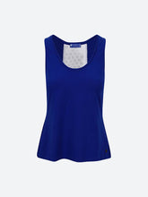 Load image into Gallery viewer, Contrast Back Yoga Tank Blue