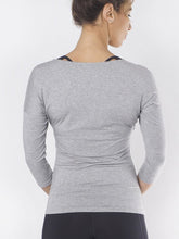 Load image into Gallery viewer, Yoga Top Indra - Grey Marl