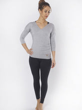 Load image into Gallery viewer, Yoga Top Indra - Grey Marl