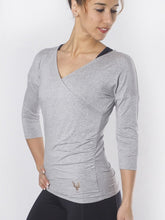 Load image into Gallery viewer, Yoga Top Indra - Grey Marl