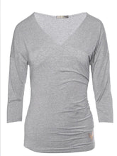 Load image into Gallery viewer, Yoga Top Indra - Grey Marl