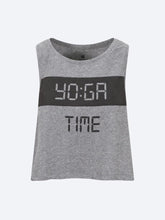 Load image into Gallery viewer, YO:GA Time Crop Grey
