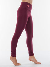 Load image into Gallery viewer, Satya Yoga Leggings - Deep Cherry