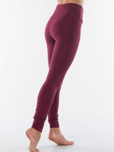 Load image into Gallery viewer, Satya Yoga Leggings - Deep Cherry