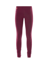 Load image into Gallery viewer, Satya Yoga Leggings - Deep Cherry