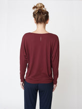 Load image into Gallery viewer, Long Sleeve Batwing - Claret