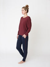 Load image into Gallery viewer, Long Sleeve Batwing - Claret