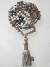 Load image into Gallery viewer, Female Power Mala Necklace - Agate, Moonstone, Rose Gold &amp; Pearl