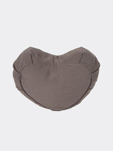 Load image into Gallery viewer, Organic Cotton Crescent Meditation Cushion - Grey