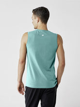 Load image into Gallery viewer, Organic Men's Yoga Tank - Sea Green