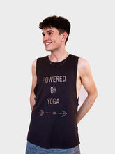 Load image into Gallery viewer, Powered By Yoga Tank Top - Organic Cotton Bamboo