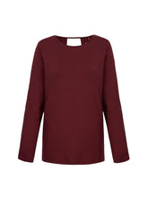 Load image into Gallery viewer, Open Back Tee - Claret