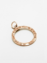 Load image into Gallery viewer, Kali Mula Mantra with Loop Pendant - Rose Gold