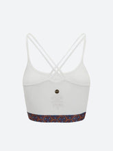 Load image into Gallery viewer, Warm Chakra Yoga Bra White