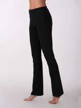 Load image into Gallery viewer, Pranafied Organic Yoga Pants - Urban Black