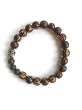 Load image into Gallery viewer, Clarity + Strength Men's Mala Bracelet